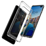 Husa Antisoc Ultra Hybrid, Spigen, Samsung Galaxy S10 Plus, Transparent