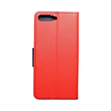 Husa Tip Carte, Huawei Y6 2018, Rosu-Albastru