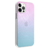 Husa Originala Guess, iPhone 12/ 12 Pro, Roz- Albastru