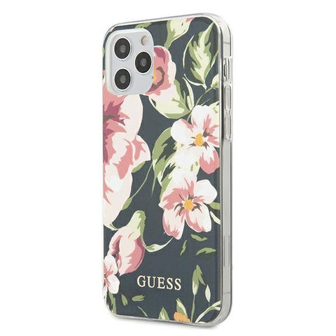 Husa Originala Guess, iPhone 12/12 Pro, Print de Flori