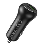 Adaptor Auto, Hoco, Incarcare Rapida, 20W, Negru