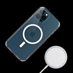 Husa Magnetica, Joyroom, Compatibil cu Incarcare Wireless, iPhone 12/12 Pro, Transparenta