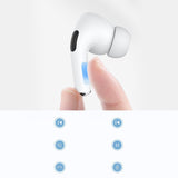 Casti Wireless, Joyroom PRO TWS, cu anulare activa a zgomotului, Alb