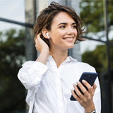 Casti Wireless, Joyroom PRO TWS, cu anulare activa a zgomotului, Alb