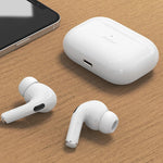 Casti Wireless, Joyroom PRO TWS, cu anulare activa a zgomotului, Alb