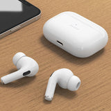 Casti Wireless, Joyroom PRO TWS, cu anulare activa a zgomotului, Alb