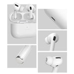 Casti Wireless, Joyroom PRO TWS, cu anulare activa a zgomotului, Alb