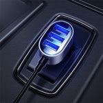 Adaptor Auto, Joyroom,  5x USB 6,2 A + Extensie, Negru