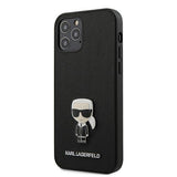 Husa Karl Ikonik Originala, iPhone 12/ 12 Pro, Negru