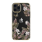 Husa decorată cu cristale Swarovski originale iPhone 12 Pro Max, Roz