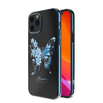 Husa decorată cu cristale Swarovski originale iPhone 12 Pro, Albastru