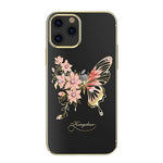 Husa decorată cu cristale Swarovski originale iPhone 12 Pro, Auriu
