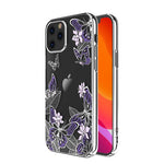 Husa decorată cu cristale Swarovski originale iPhone 12 Pro, Mov