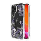 Husa decorată cu cristale Swarovski originale iPhone 12 Pro, Mov