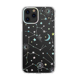 Husa decorată cu cristale Swarovski originale iPhone 12 Pro, Print cu Zodiac
