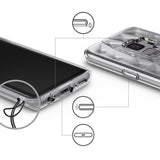 Husa Silicon, Antisoc, Ringke Air Prism, Samsung Galaxy S9, Gri-transparent