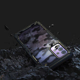 Husa Antisoc, Fusion X Ringke, Samsung Galaxy A72, Negru