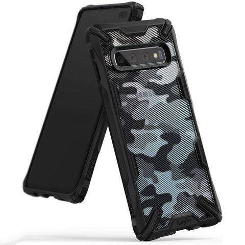Husa Antisoc, Fusion X Ringke, Samsung Galaxy S10 Plus, Camo-Negru