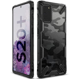 Husa Antisoc, Fusion X Ringke, Samsung Galaxy S20 Plus, Negru- Camo Print