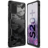 Husa Antisoc, Fusion X Ringke, Samsung Galaxy S20 Plus, Negru- Camo Print