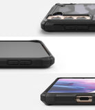 Husa Antisoc, Fusion X Ringke, Samsung Galaxy S21 Plus 5G, Negru- Camo Print