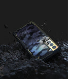 Husa Antisoc, Fusion X Ringke, Samsung Galaxy S21 Plus 5G, Negru- Camo Print