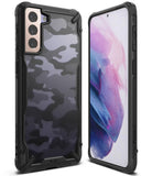 Husa Antisoc, Fusion X Ringke, Samsung Galaxy S21 Plus 5G, Negru- Camo Print