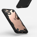 Husa Antisoc, Fusion X Ringke, iPhone 11 Pro , Negru-Transparent