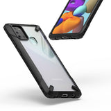 Husa Antisoc, Fusion X Ringke, Samsung Galaxy A21S, Negru