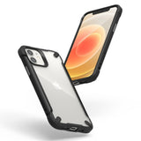 Husa Antisoc, Fusion X2 Ringke, iPhone 12/12 Pro, Negru
