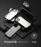 Husa Antisoc, Fusion X2 Ringke, iPhone 12/12 Pro, Negru