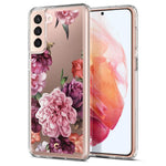 Husa Antisoc, Spigen, Cyrill Cecile, Samsung Galaxy S21 Plus, Transparenta cu Trandafiri