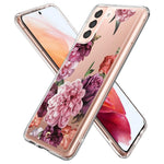 Husa Antisoc, Spigen, Cyrill Cecile, Samsung Galaxy S21 Plus, Transparenta cu Trandafiri
