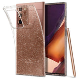 Husa Antisoc, Spigen, Liquid Crystal Glitter, Samsung Galaxy Note 20 Ultra