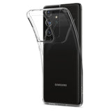 Husa Antisoc Spigen, Samsung Galaxy S21 Ultra, Transparent