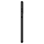 Husa Antisoc cu design Hybrid, Spigen, Samsung Galaxy S21 Plus, Transparent cu Negru