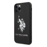 Husa Silicon, Polo Originala, iPhone 11 Pro, Negru