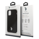 Husa Silicon, Polo Originala, iPhone 11 Pro Max, Negru