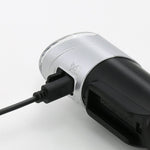 Bec pentru Bicigleta, Wozinsky, Incarcare USB, Negru-Argintiu
