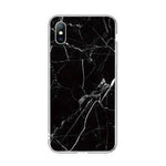 Husa Silicon TPU, iPhone 12 Pro Max, Print de Marmura, Negru