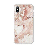 Husa Silicon TPU, iPhone 12 Pro Max, Print de Marmura, Roz