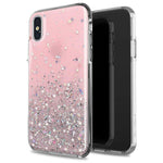 Husa Silicon, Xiaomi Redmi 9, Roz cu Sclipici