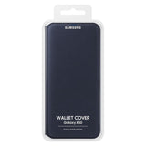 Husa  Tip Carte Samsung Galaxy Wallet A50 2019 Neagra Originala