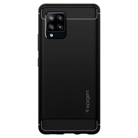 Husa Antisoc, Spigen, Samsung Galaxy A42 5G, Negru