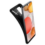 Husa Antisoc, Spigen, Samsung Galaxy A42 5G, Negru