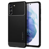 Husa Antisoc, Spigen, Rugged Armor, Samsung Galaxy S21 Plus, Negru