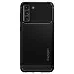 Husa Antisoc, Spigen, Rugged Armor, Samsung Galaxy S21 Plus, Negru