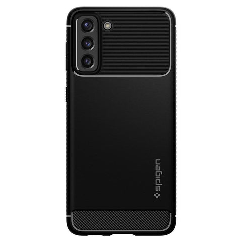 Husa Antisoc, Spigen, Rugged Armor, Samsung Galaxy S21 Plus, Negru