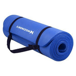 Covor antiderapant pentru gimnastica, 181cm X 63cm X 1cm, Albastru