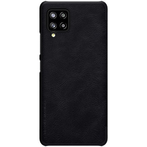 Husa Tip Carte, Piele, Originală, Nillkin Qin, Samsung Galaxy A42 5G, Negru